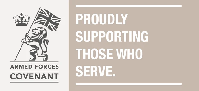 Armed Forces Covenant — proudly supporting those who serve